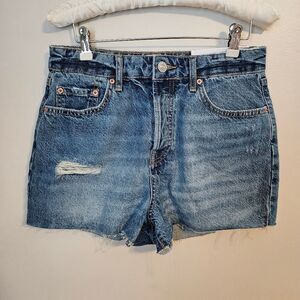BDG Denim Shorts Jeans Summer Cutoff Distressed Casual Medium Wash Neutral